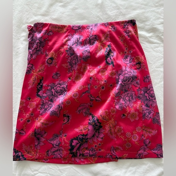 Free People Pink and Purple Mini Skirt - Picture 9 of 9